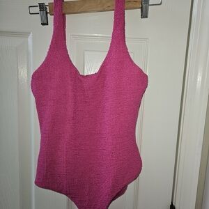 IT'S NOW COOL The 90's V One Piece Swimsuit - Pink - Size M